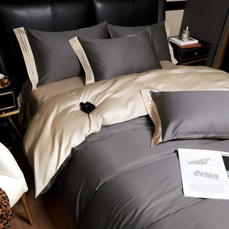 Frendorf | Luxe Satin Bettwäsche 4-Teiliges Set - OpulenceSleep