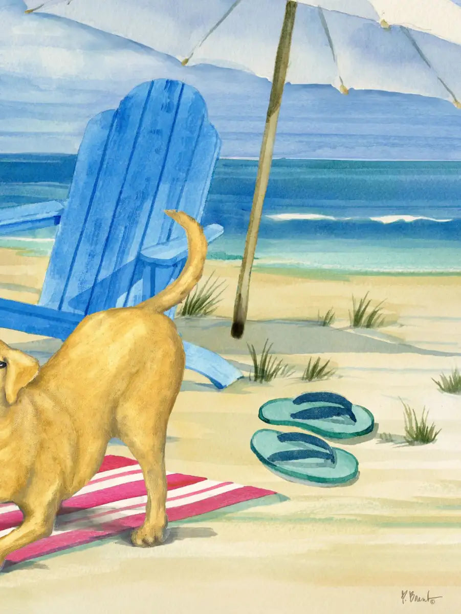 Frendorf | Grayton Beach Hund Duo Wandkunst