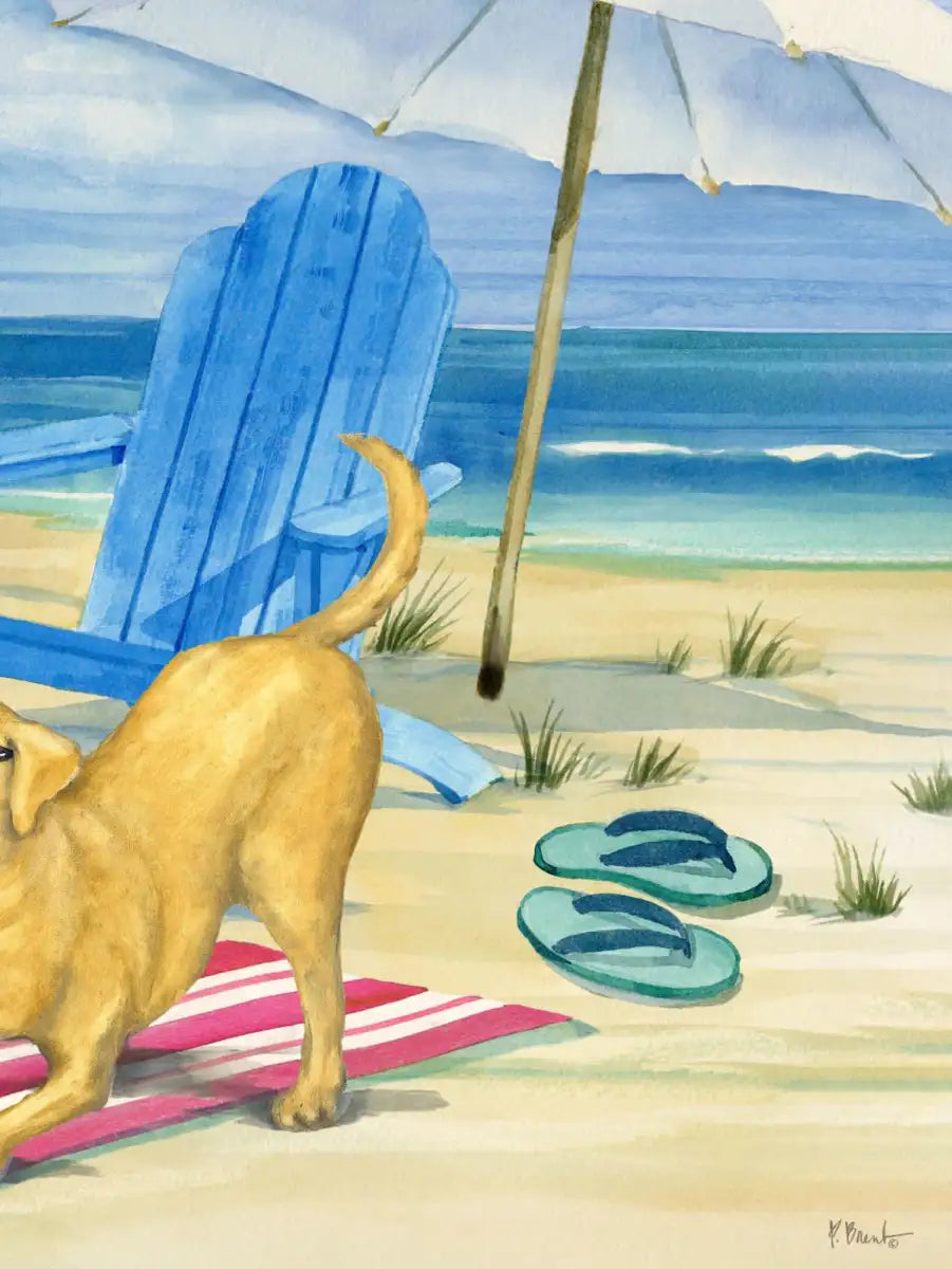 Frendorf | Grayton Beach Hund Duo Wandkunst