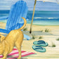 Frendorf | Grayton Beach Hund Duo Wandkunst