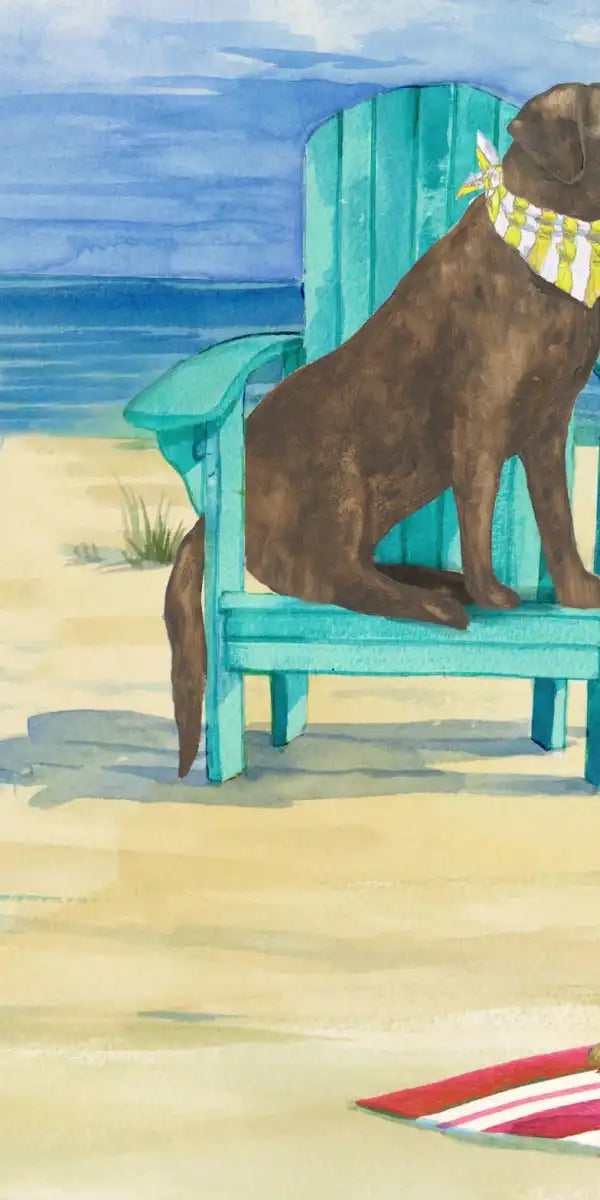 Frendorf | Grayton Beach Hund Duo Wandkunst