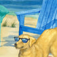 Frendorf | Grayton Beach Hund Duo Wandkunst
