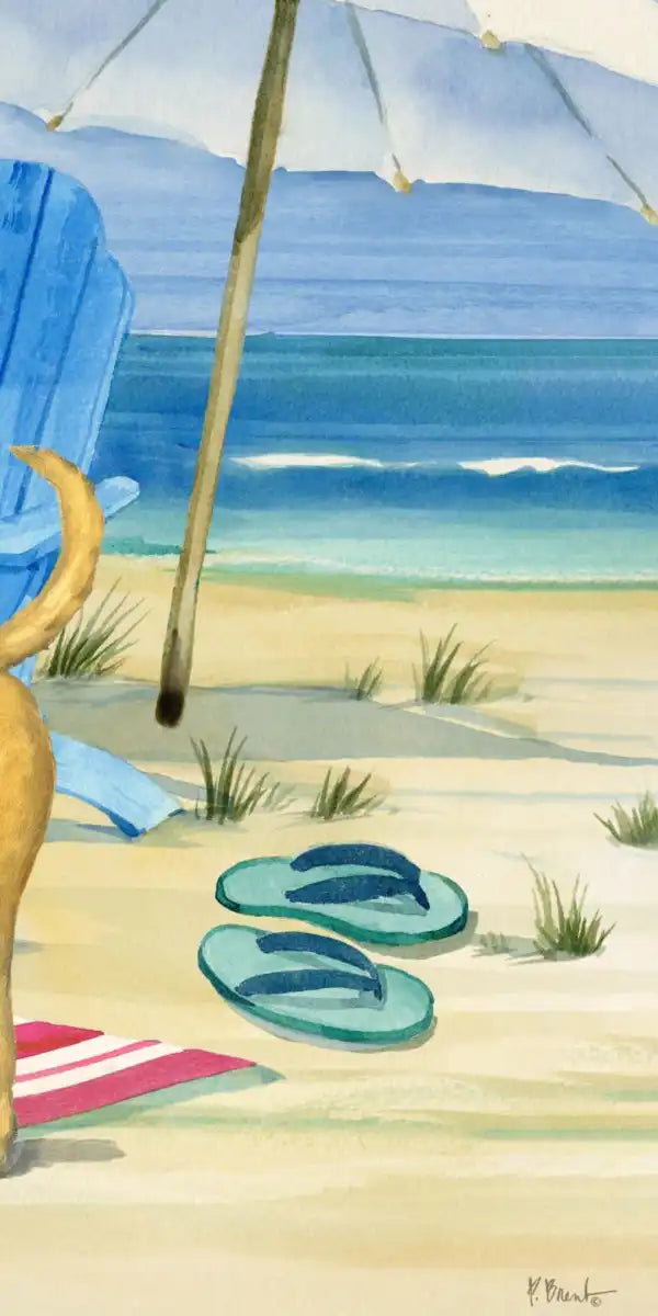 Frendorf | Grayton Beach Hund Duo Wandkunst