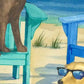 Frendorf | Grayton Beach Hund Duo Wandkunst
