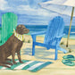 Frendorf | Grayton Beach Hund Wandkunst