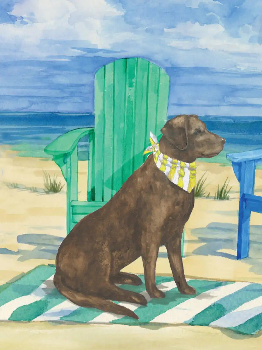 Frendorf | Grayton Beach Hund Wandkunst