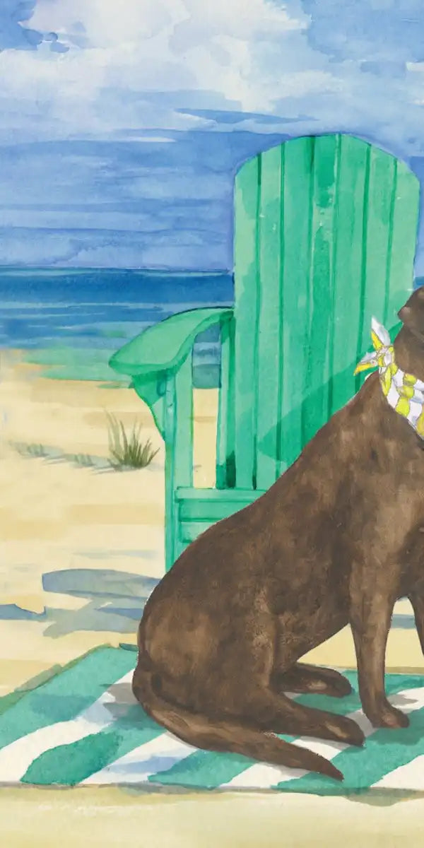 Frendorf | Grayton Beach Hund Wandkunst