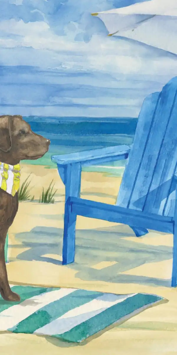 Frendorf | Grayton Beach Hund Wandkunst