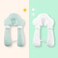 Frendorf | Bio-Baumwolle U-förmiges Baby-Kissen - Weiche & sichere Nackenstütze für Säuglinge, verstellbares Hugbuddy-Design für gemütlichen Schlaf