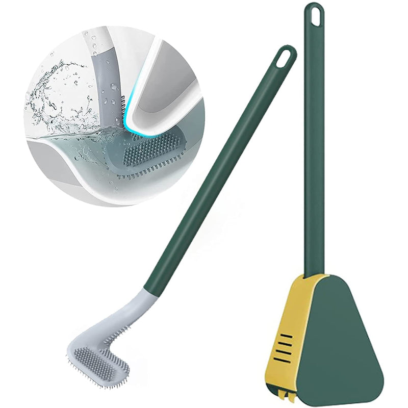 Langer Griff Flexible Silikon Golf WC-Bürste