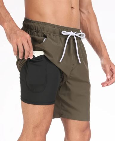 Frendorf | Badehose | Schnell trocknende Stretch-Shorts für Männer mit Handytasche