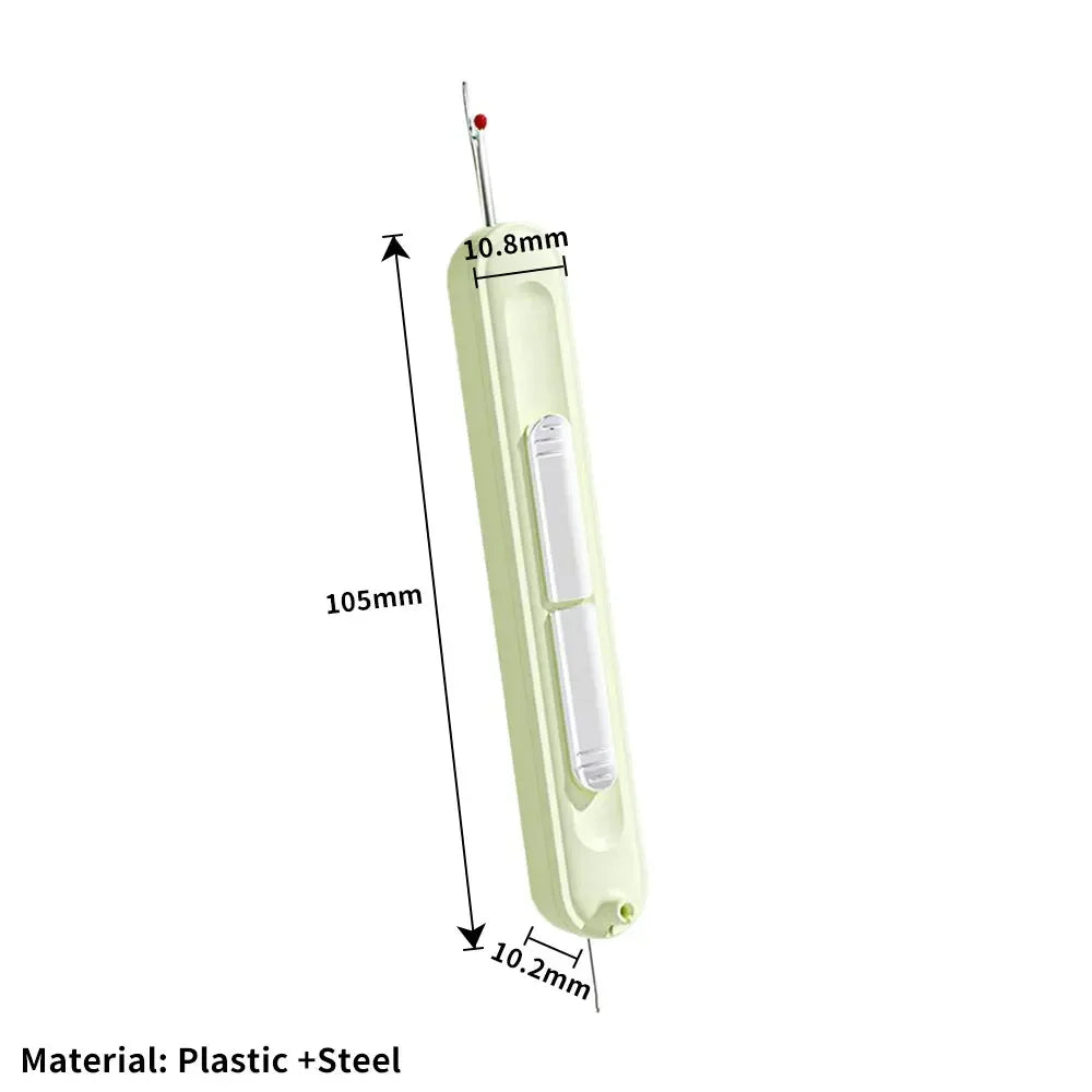 Frendorf | 2 in 1 Nähmaschinen-Nadel-Einfädler Werkzeug mit Cutter für einfaches Nähen