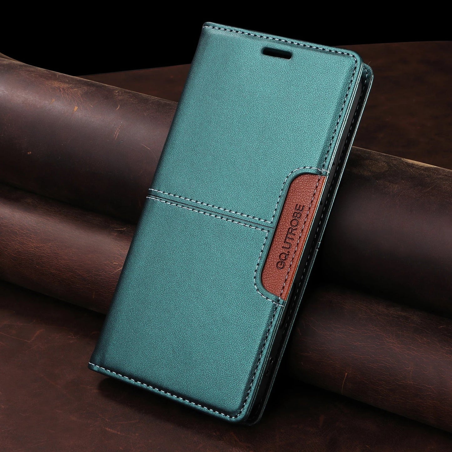 Frendorf | RFID Flip Leder Samsung S25/S24/S23 Magnetische Brieftaschenhülle