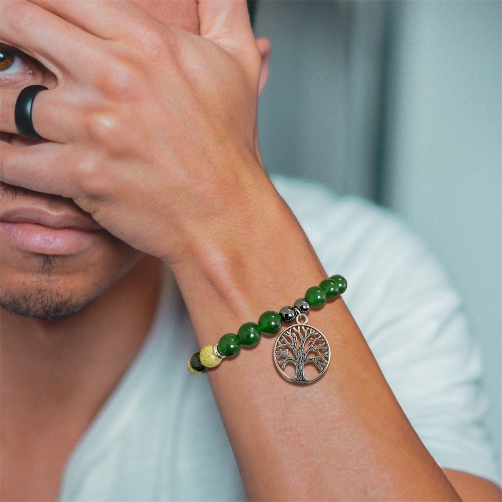 Frendorf | Natürliches Kristall-Lebensbaum-Armband – Mila