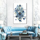 Frendorf | Marine Gold Geometrisch I Wandkunst