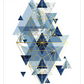 Frendorf | Marine Gold Geometrisch I Wandkunst