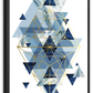 Frendorf | Marine Gold Geometrisch I Wandkunst