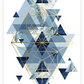 Frendorf | Marine Gold Geometrisch I Wandkunst