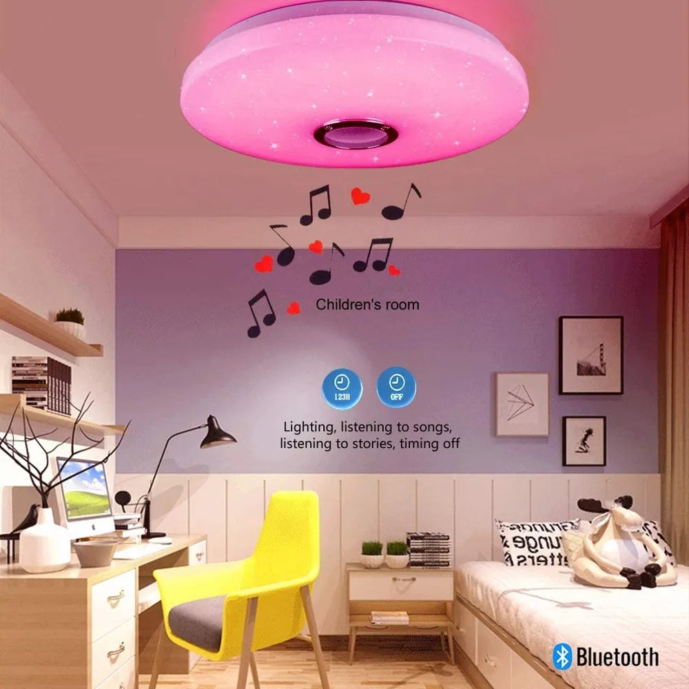 Frendorf | LunaLume Intelligente Moderne RGB-Deckenleuchte | Farbwechsel | Smart-App-Steuerung | Energieeffizient