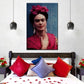 Frendorf | Frida Kahlo In Style Punkte Wandkunst