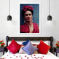 Frendorf | Frida Kahlo In Style Punkte Wandkunst