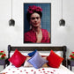 Frendorf | Frida Kahlo In Style Punkte Wandkunst