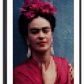 Frendorf | Frida Kahlo In Style Punkte Wandkunst