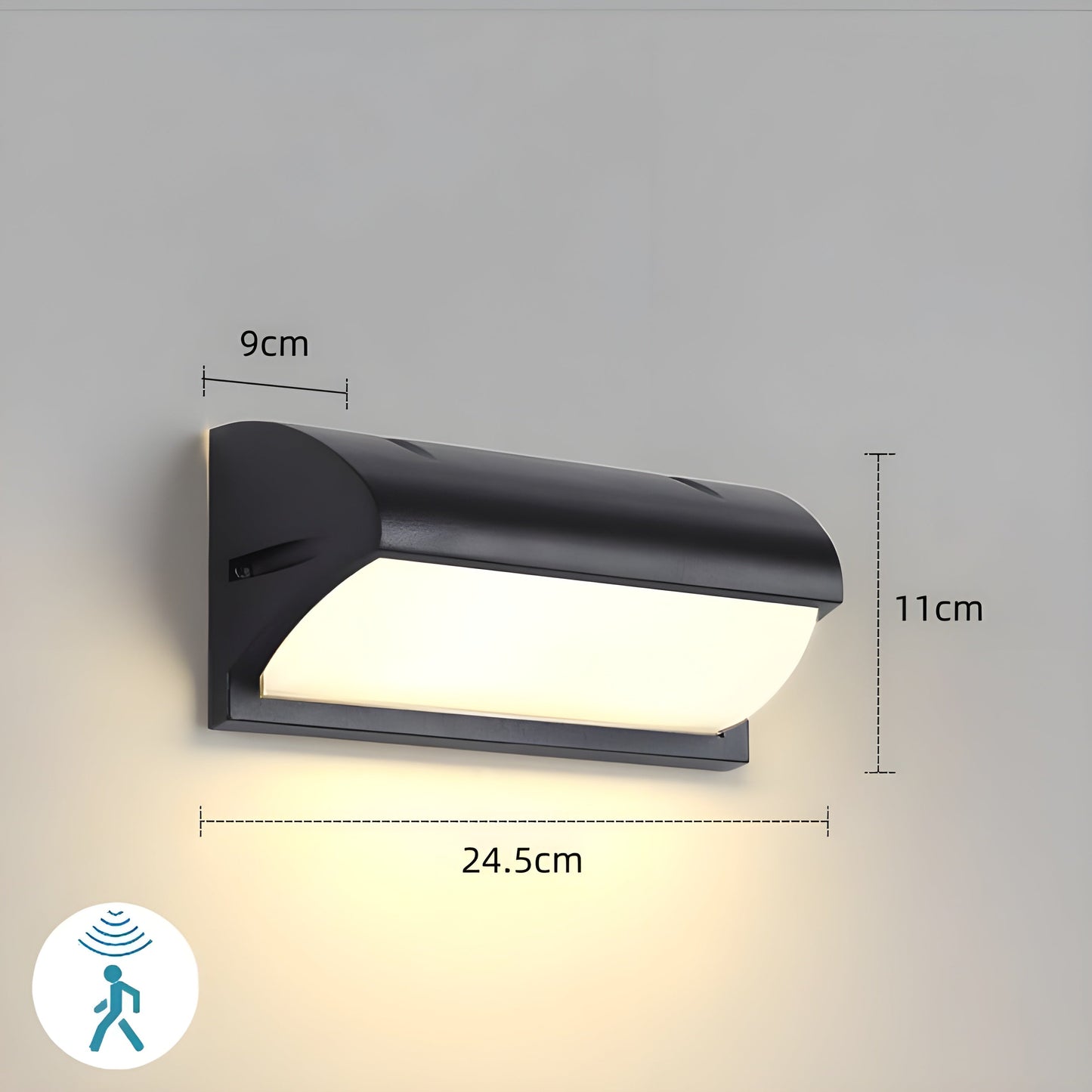 LED Außen Bewegungsmelder wasserdichte Wandlampe