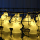 Halloween LED Lichterkette Dekor - Kürbis