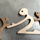 Holz Hundeliebhaber DIY Figurine: Handgemachte Wohnkultur Akzent