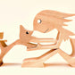 Holz Hundeliebhaber DIY Figurine: Handgemachte Wohnkultur Akzent