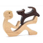 Holz Hundeliebhaber DIY Figurine: Handgemachte Wohnkultur Akzent