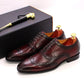 Frendorf | Handgefertigte Herren Oxford Schuhe Leder Brogue Dress Klassische Geschäftliche Formelle Schuhe