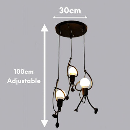 Frendorf | LoftSwing Hanging Man Wanddekoration | Lustige Deko | Entspannte Atmosphäre | Geschenkidee