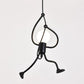 Frendorf | LoftSwing Hanging Man Wanddekoration | Lustige Deko | Entspannte Atmosphäre | Geschenkidee