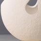 Frendorf | CrackElegance Weiße Keramik-Eivase | Handgefertigt | Modernes Design | Dekorative Wohnaccessoires