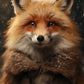 Frendorf | Frohe Winterfuchs Wandkunst
