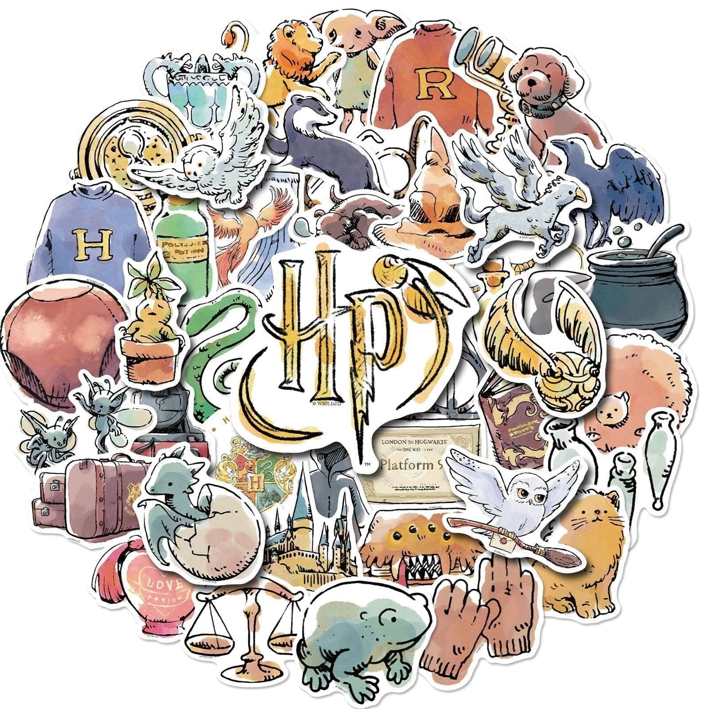 Potter Sticker Paket - Exklusive Kollektion