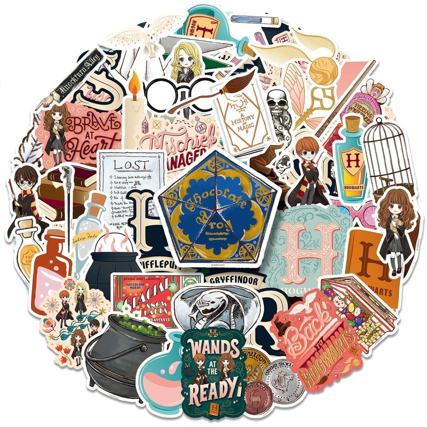 Potter Sticker Paket - Exklusive Kollektion