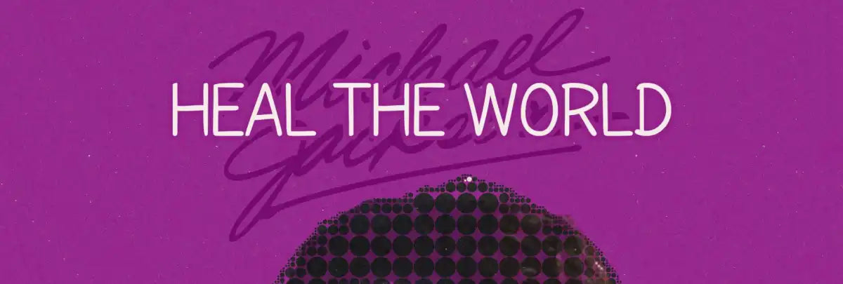 Frendorf | Heal The World Poster Musik Minimalistische Wandkunst