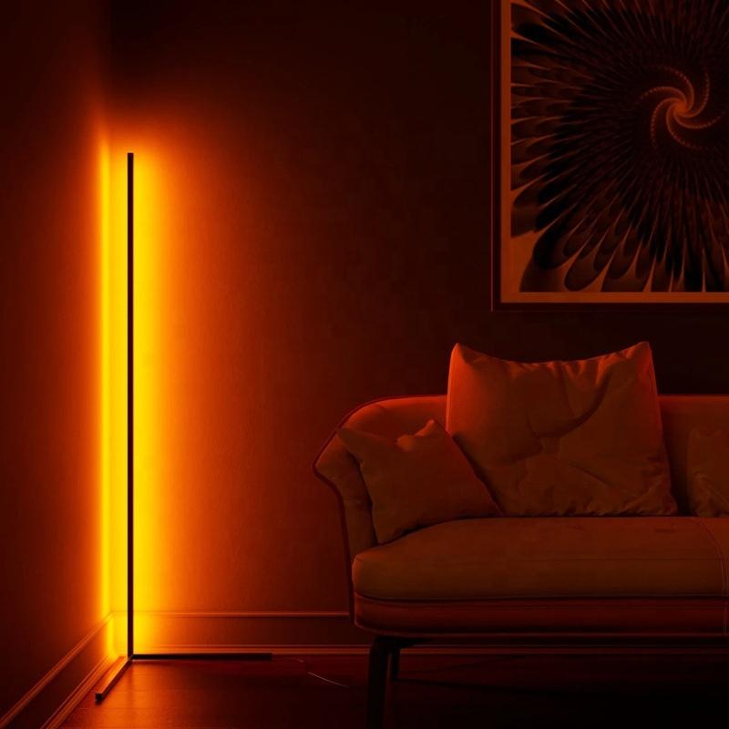 Frendorf | HelioLux Stehlampe | Modernes LED Design | Stimmungslicht für Wohnzimmer & Büro | Dimmbar