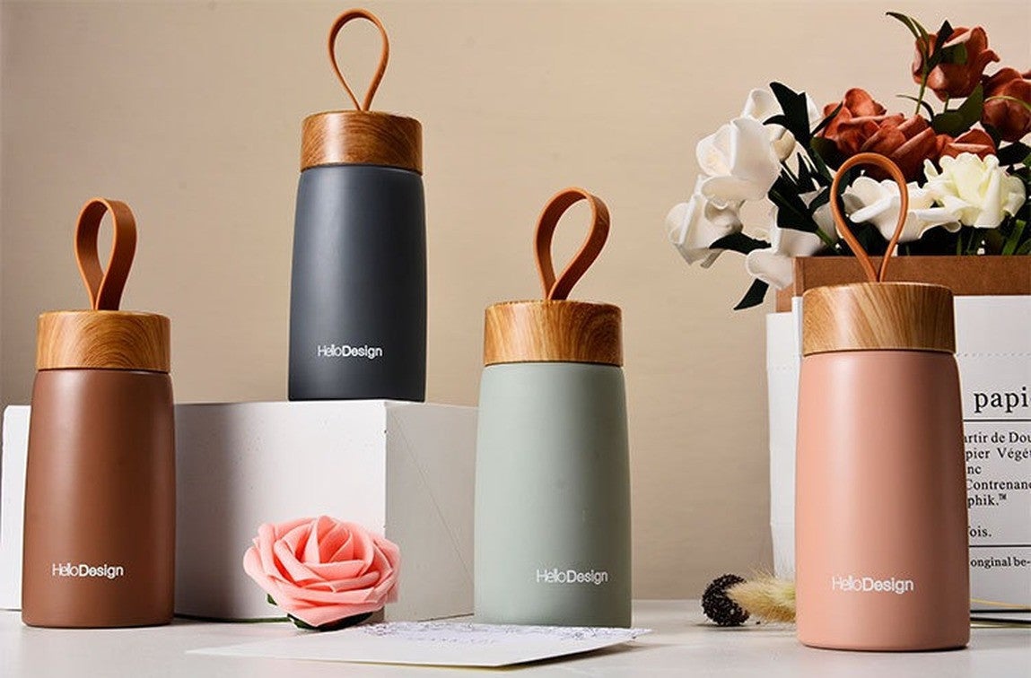 HelloDesign Mini Reise-Thermoskanne