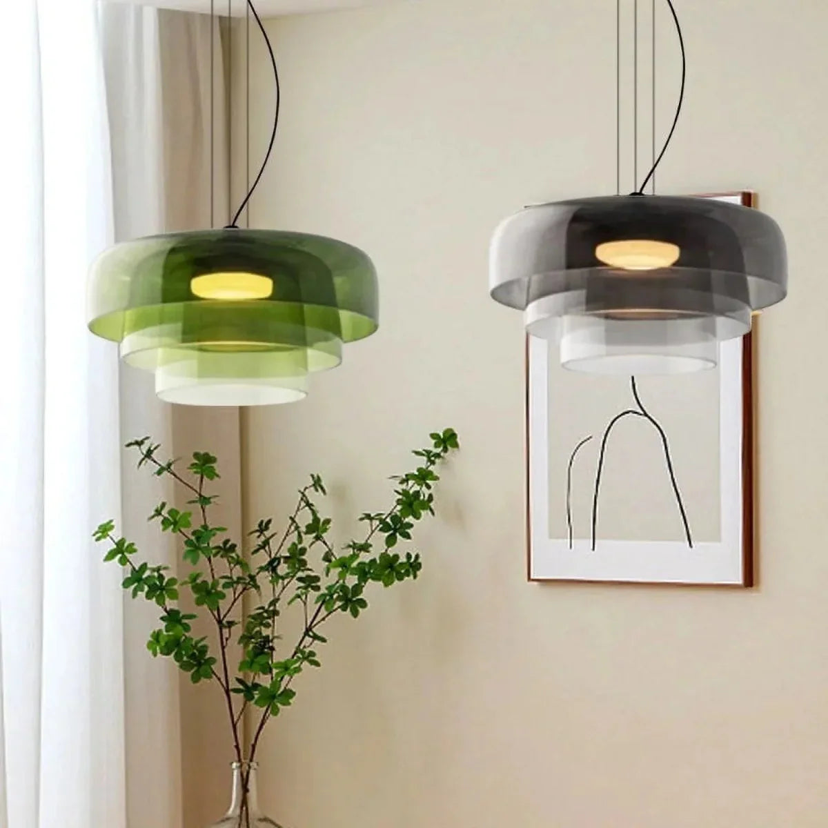 Frendorf | Verbessern Sie die Atmosphäre jeden Raumes mit der Glas Pendelleuchte