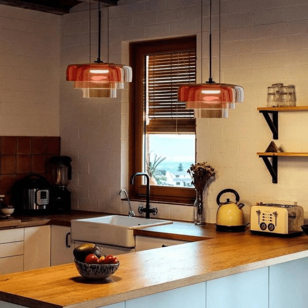 Frendorf | Verbessern Sie die Atmosphäre jeden Raumes mit der Glas Pendelleuchte