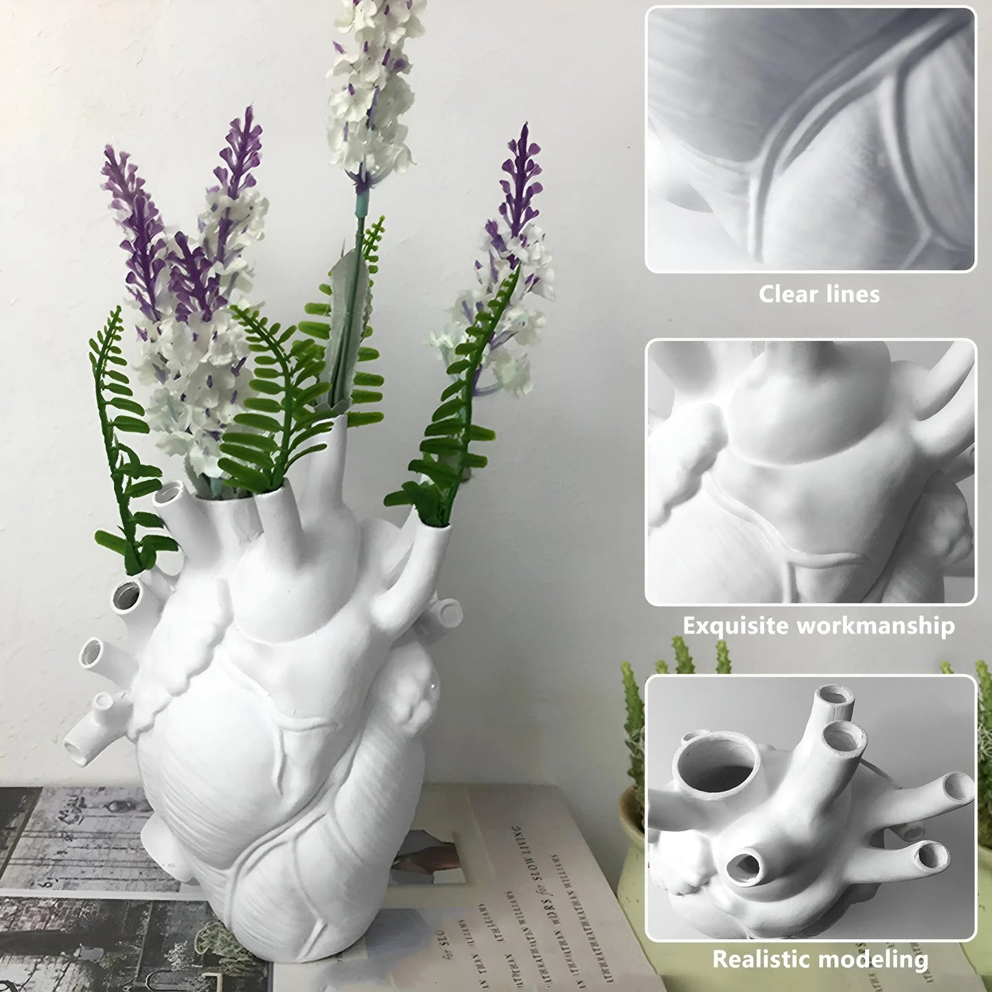 Frendorf | Griechisch inspirierte Herzförmige Vase – Elena