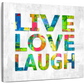 Frendorf | Live Love Laugh In Color Wandkunst