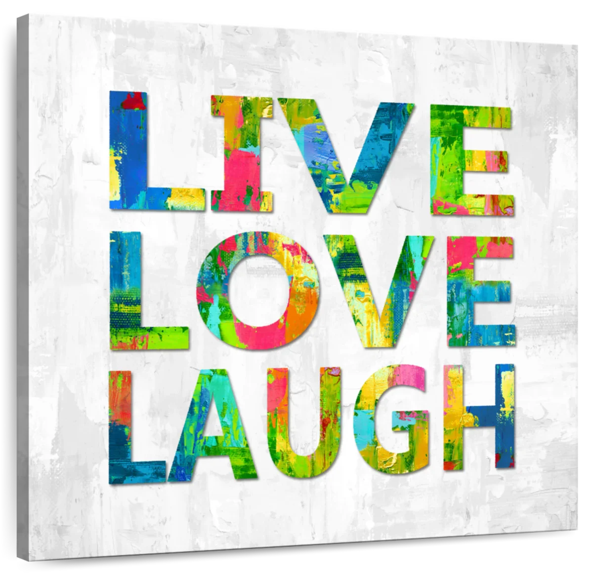 Frendorf | Live Love Laugh In Color Wandkunst