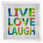 Frendorf | Live Love Laugh In Color Wandkunst