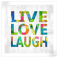 Frendorf | Live Love Laugh In Color Wandkunst