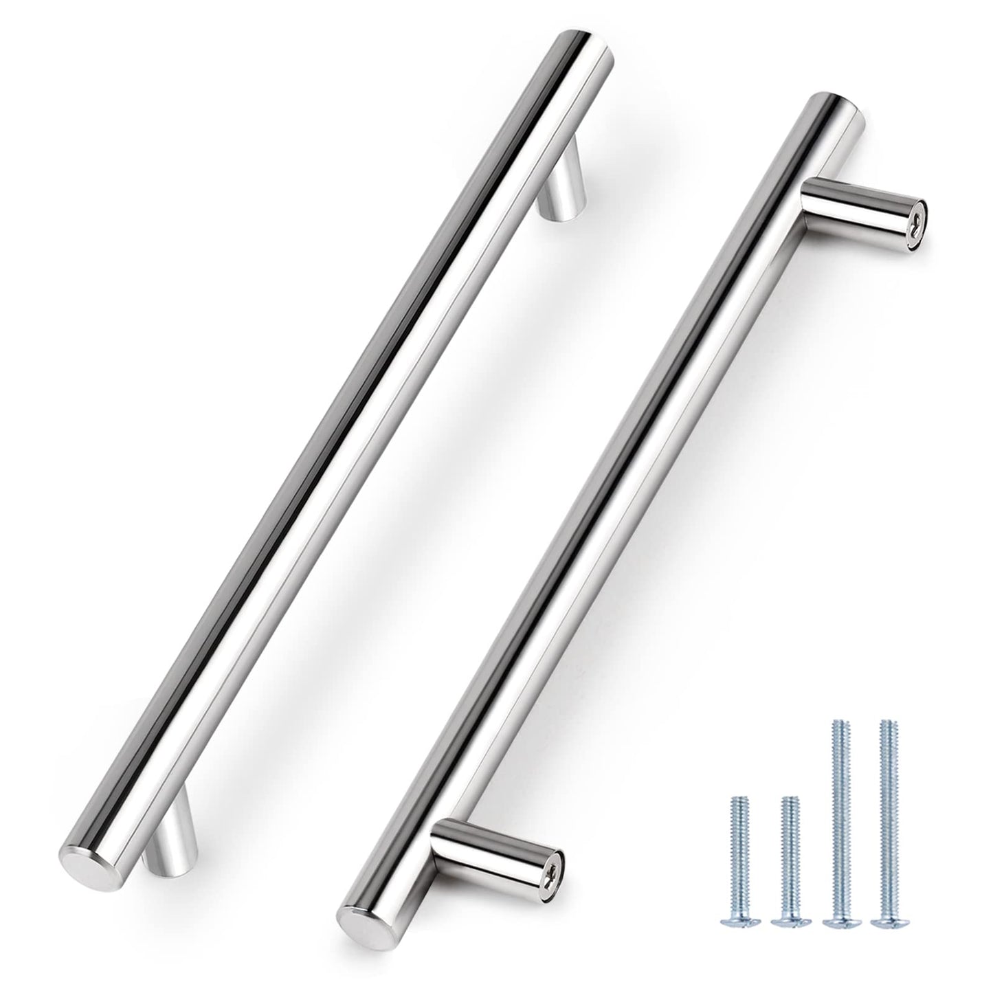 Gebürstetes Nickel Moderne Edelstahl Schubladenbeschläge T-Bar Griffe